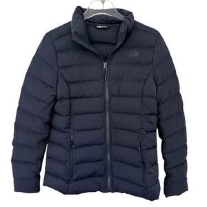 The North Face Women's 700 Puffer Stretch Down Jacket Full Zip Blue Size Medium